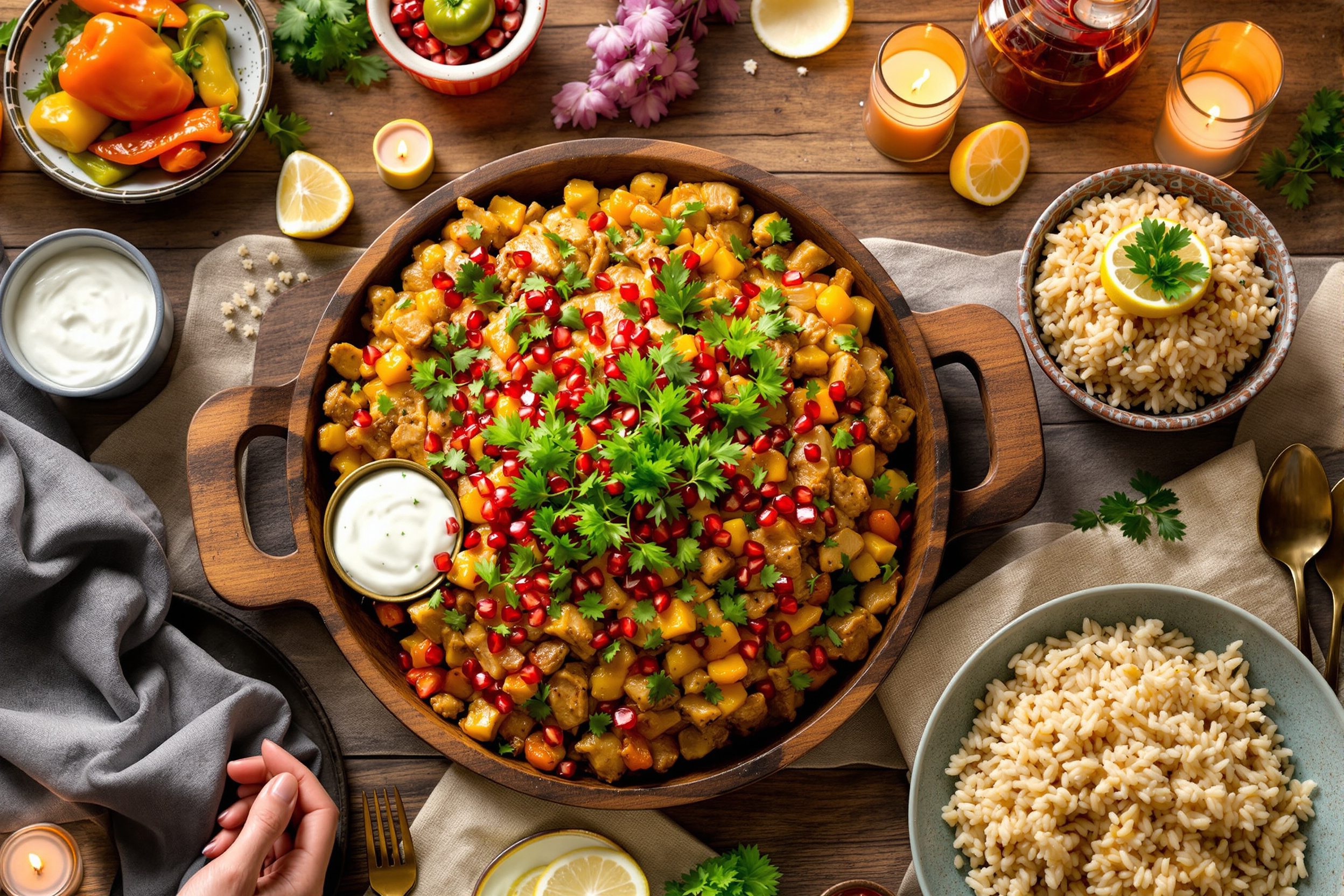 Arap Tava Sunumu: Sofralarınıza Şıklık ve Lezzet Katın