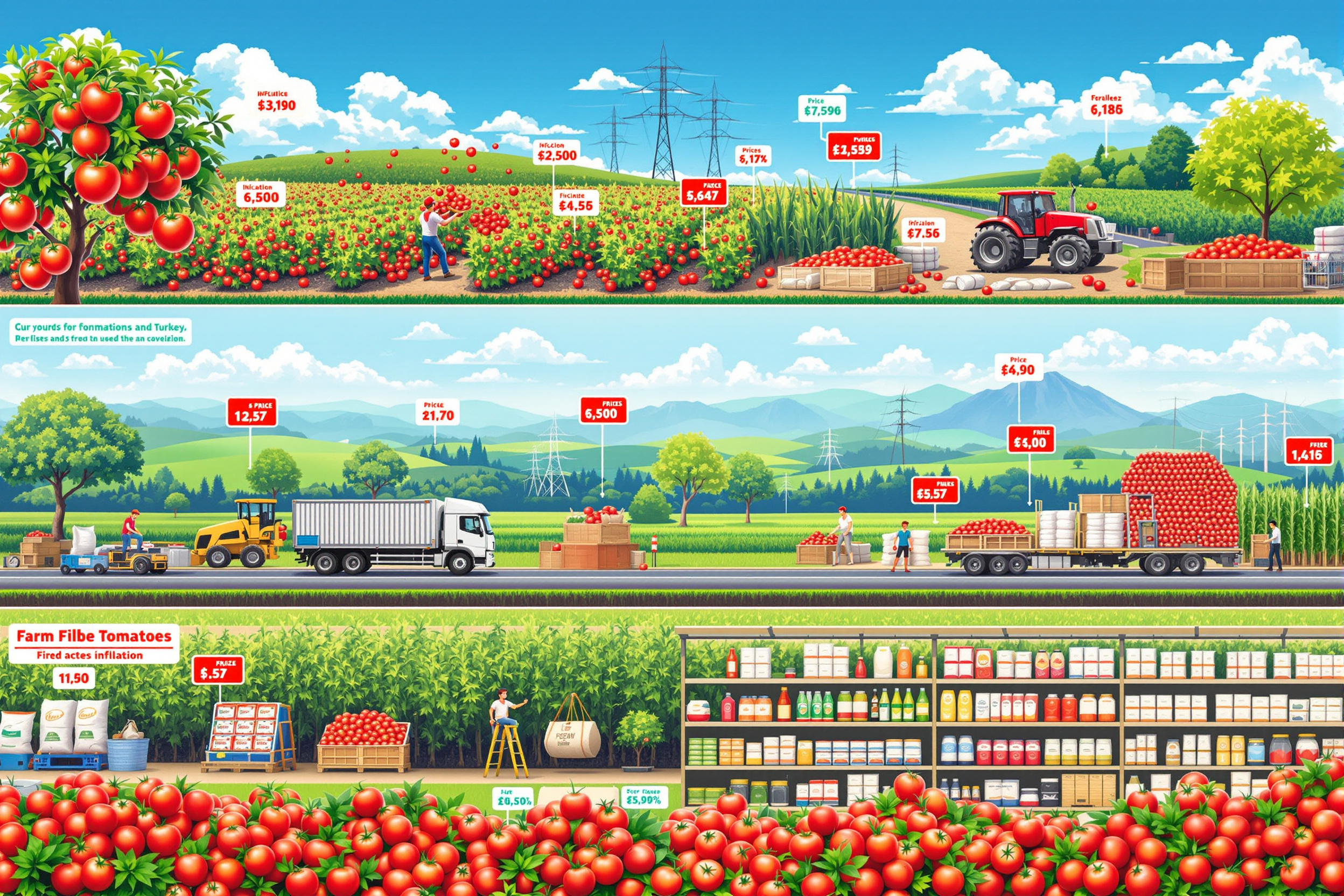 Türkiye'de Gıda Enflasyonu ve Domates Fiyatları