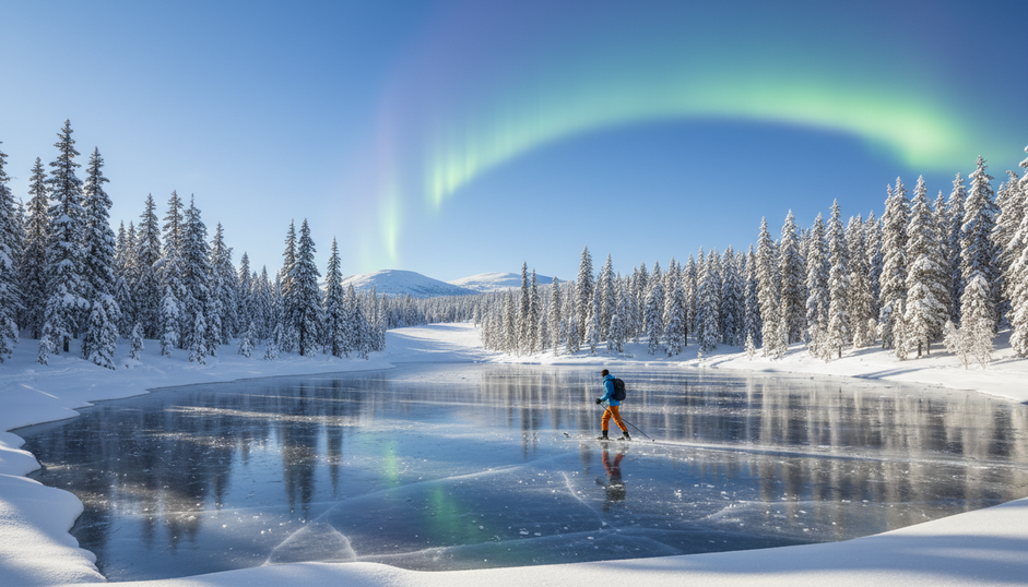 İsveç Arctic’inde Eşsiz Kayak Deneyimi ve Kış Macerası