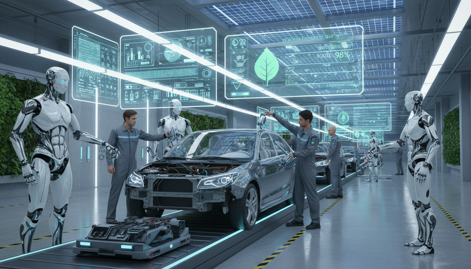 Otomotiv Sektöründe İnsansı Robotların Yükselişi