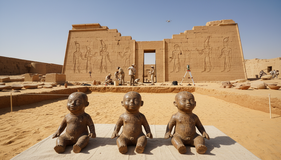 Arkeolojik Keşifler: 4 Bin Yıllık Tapınak ve Bebek Dövmeleri