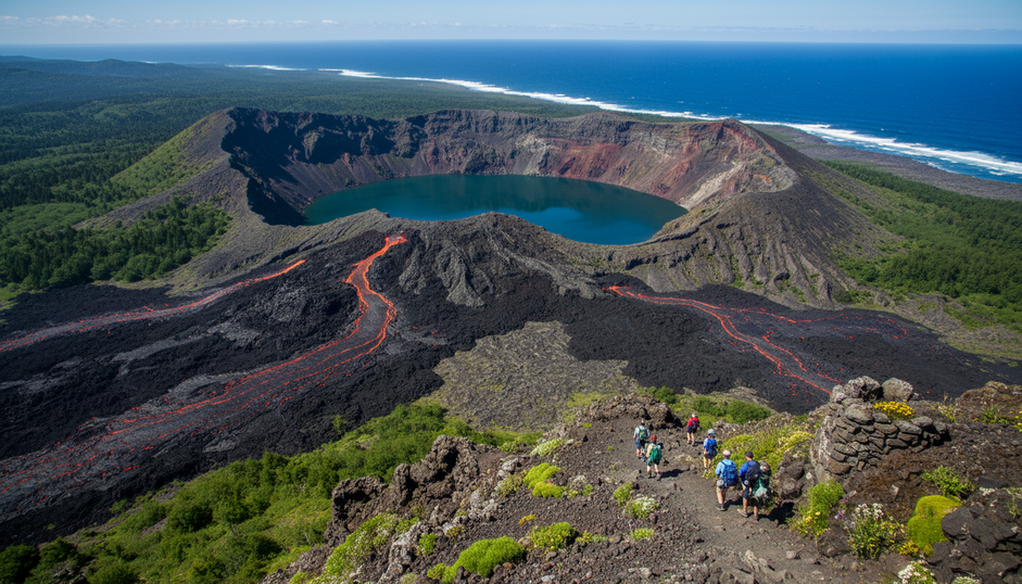 Krenitsyn Volkanosu: Onekotan Adası'nın Saklı Cenneti
