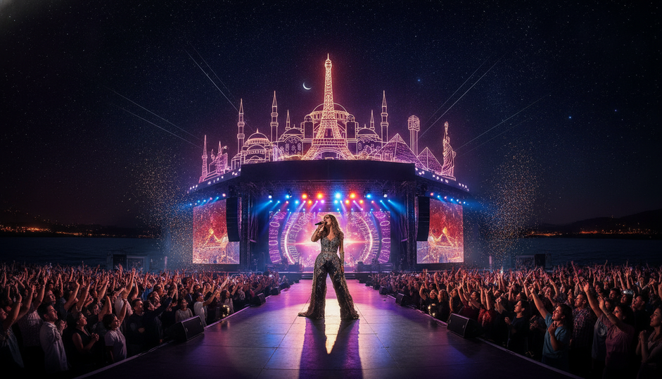 Ebru Gündeş Konserleri 2026: İstanbul'dan Dünya Sahnesine